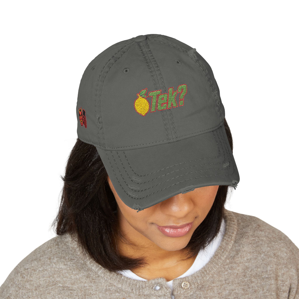 Distressed Dad Hat (Embroidery)