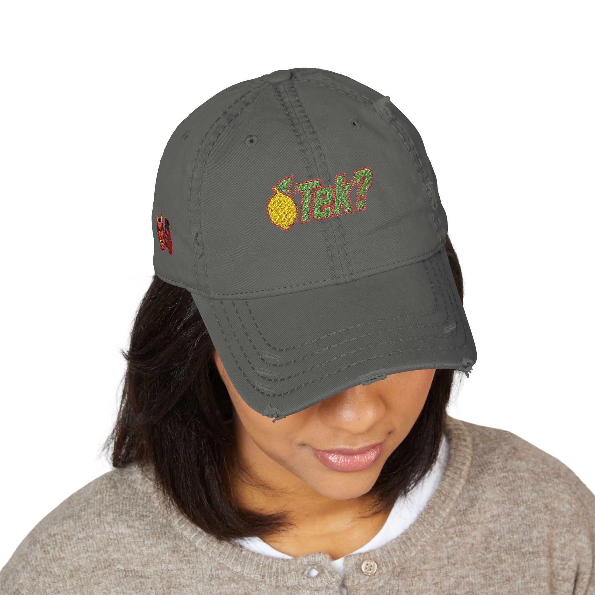 Distressed Dad Hat (Embroidery)