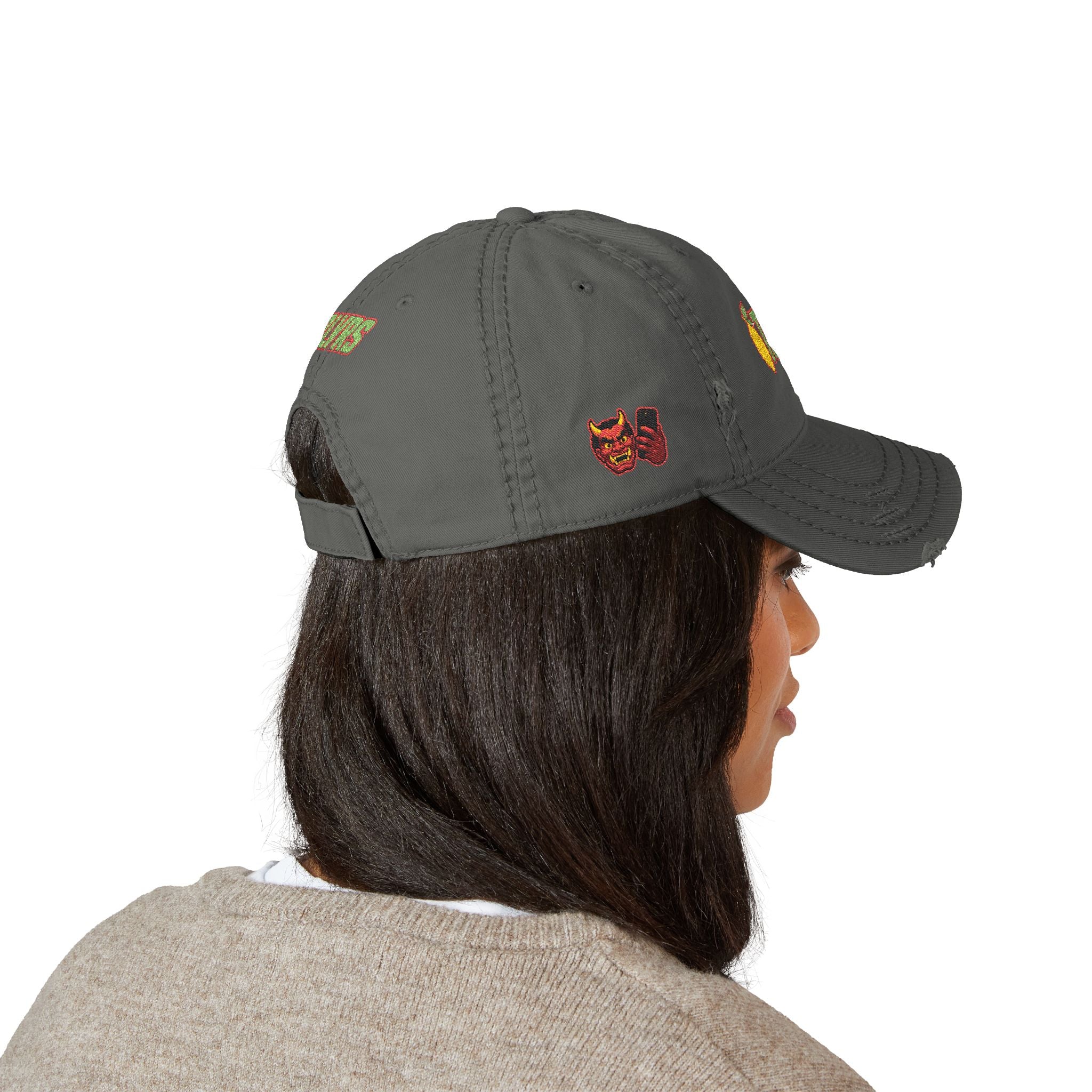 Distressed Dad Hat (Embroidery)