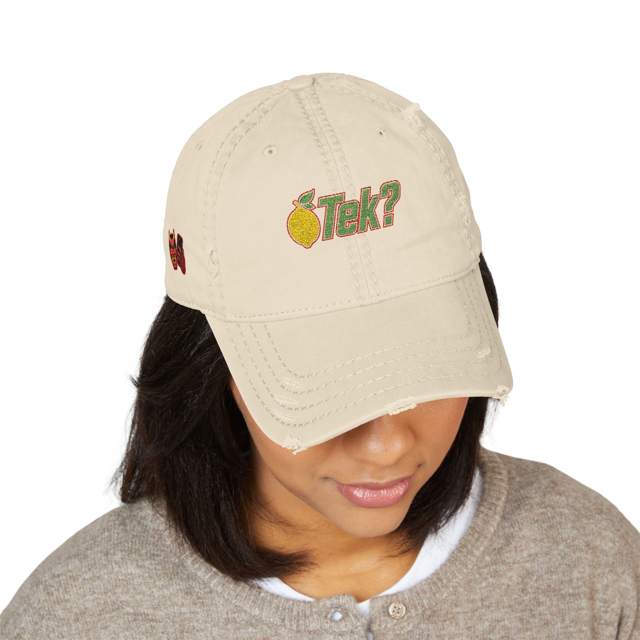 Distressed Dad Hat (Embroidery)